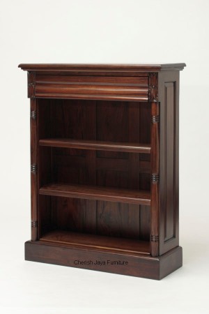 Code: BO 224-M Name: Open Front Book Case Size: W=89 x D=34 x H=121 cm Wood: Solid Mahogany wood.﻿